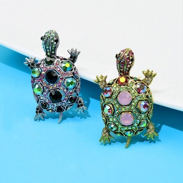 Cute Pin Animal Alloy Inlay Artificial Gemstones Unisex Brooches 1 Piece