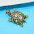 Cute Pin Animal Alloy Inlay Artificial Gemstones Unisex Brooches 1 Piece