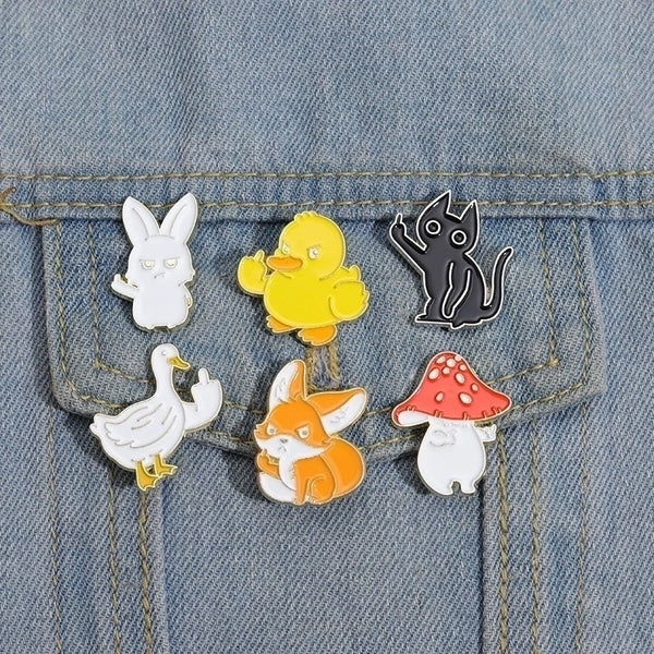 Cute Pin Animal Alloy Plating Unisex Brooches