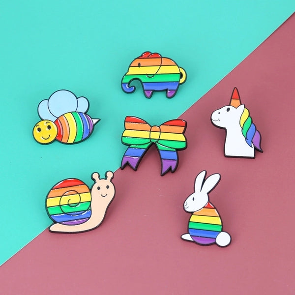 Cute Pin Animal Alloy Plating Unisex Brooches