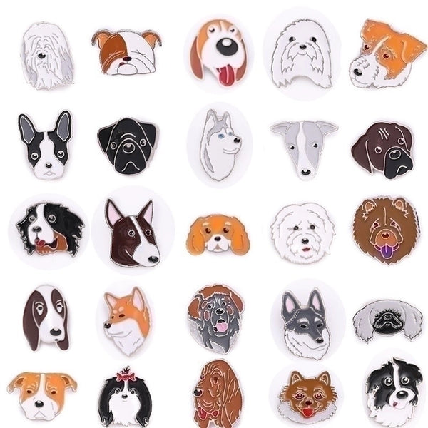 Cute Pin Animal Dog Alloy Enamel Unisex Brooches