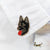 Cute Pin Animal Dog Alloy Enamel Unisex Brooches