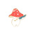 Cute Pin Animal Mushroom Alloy Stoving Varnish Unisex Brooches