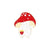 Cute Pin Animal Mushroom Alloy Stoving Varnish Unisex Brooches