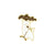 Cute Pin Animal Mushroom Alloy Stoving Varnish Unisex Brooches