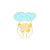 Cute Pin Animal Mushroom Alloy Stoving Varnish Unisex Brooches