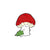 Cute Pin Animal Mushroom Alloy Stoving Varnish Unisex Brooches