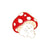 Cute Pin Animal Mushroom Alloy Stoving Varnish Unisex Brooches