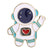 Cute Pin Astronaut Alloy Plating Unisex Brooches