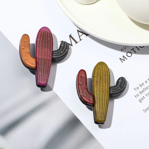 Cute Pin Cactus Arylic Women'S Brooches