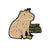 Cute Pin Capybara Alloy Plating Unisex Brooches