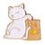 Cute Pin Cat Alloy Stoving Varnish Unisex Brooches