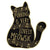 Cute Pin Cat Notes Alloy Stoving Varnish Unisex Brooches