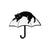 Cute Pin Cat Umbrella Alloy Women's Brooches