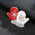 Cute Pin Christmas Hat Santa Claus Elk Alloy Plating Men's Brooches