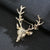 Cute Pin Christmas Hat Santa Claus Elk Alloy Plating Men's Brooches