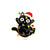 Cute Pin Christmas Tree Cat Snowflake Alloy Enamel Unisex Brooches