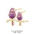 Cute Pin Cock Alloy Inlay Rhinestones Women'S Brooches