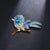 Cute Pin Cock Alloy Inlay Rhinestones Women'S Brooches