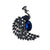 Cute Pin Cock Alloy Inlay Rhinestones Women'S Brooches