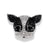 Cute Pin Dog Alloy Plating Inlay Rhinestones Unisex Brooches