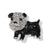 Cute Pin Dog Alloy Plating Inlay Rhinestones Unisex Brooches