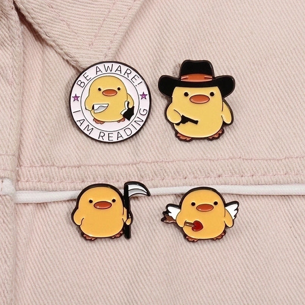 Cute Pin Duck Alloy Plating Unisex Brooches