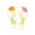 Cute Pin Ice Cream Fruit Alloy Plating Unisex Brooches