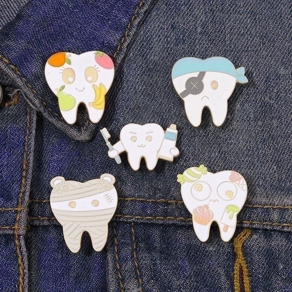 Cute Pin Ice Cream Fruit Alloy Plating Unisex Brooches