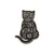 Cute Pin Letter Cat Alloy Stoving Varnish Unisex Brooches