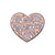 Cute Pin Letter Heart Shape Alloy Plating Unisex Brooches