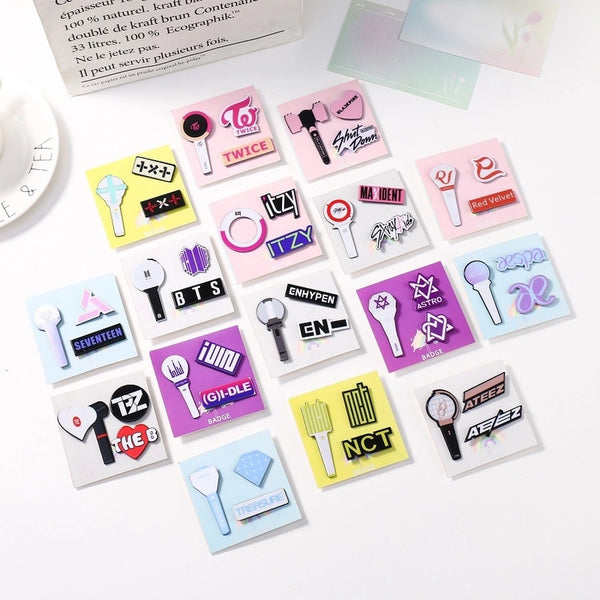 Cute Pin Letter PVC Unisex Brooches 1 Piece