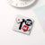 Cute Pin Letter PVC Unisex Brooches 1 Piece