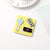 Cute Pin Letter PVC Unisex Brooches 1 Piece