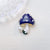 Cute Pin Mushroom Zinc Alloy Enamel Plating Inlay Pearl Women's Brooches