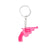 Cute Pistol Boots PVC Unisex Bag Pendant Keychain