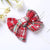 Cute Plaid Bow Knot Cloth Bowknot Hair Clip 1 Piece