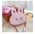 Cute Plush Rabbit Autumn And Winter Cartoon Messenger Bag