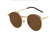 Cute Preppy Style Sweet Round Ac Round Frame Full Frame Women's Sunglasses