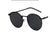 Cute Preppy Style Sweet Round Ac Round Frame Full Frame Women's Sunglasses