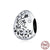 Cute Rabbit Egg Sterling Silver Enamel Inlay Zircon Charms Jewelry Accessories