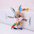 Cute Rabbit Zinc Alloy Plating Inlay Rhinestones Women's Bag Pendant Keychain