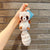 Cute Raccoon Pp Cotton Women's Bag Pendant Keychain