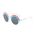 Cute Rainbow Pc Special-shaped Mirror Clips Kids Sunglasses