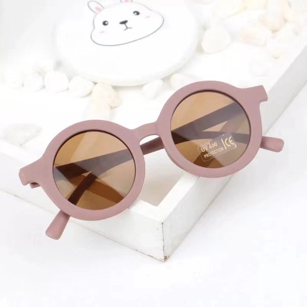 Cute Round Pc Round Frame Full Frame Kids Sunglasses