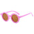 Cute Round Pc Round Frame Full Frame Kids Sunglasses