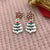 Cute Santa Claus Alloy Enamel Women's Drop Earrings 1 Pair