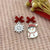 Cute Santa Claus Alloy Enamel Women's Drop Earrings 1 Pair