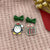 Cute Santa Claus Alloy Enamel Women's Drop Earrings 1 Pair