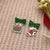 Cute Santa Claus Alloy Enamel Women's Drop Earrings 1 Pair